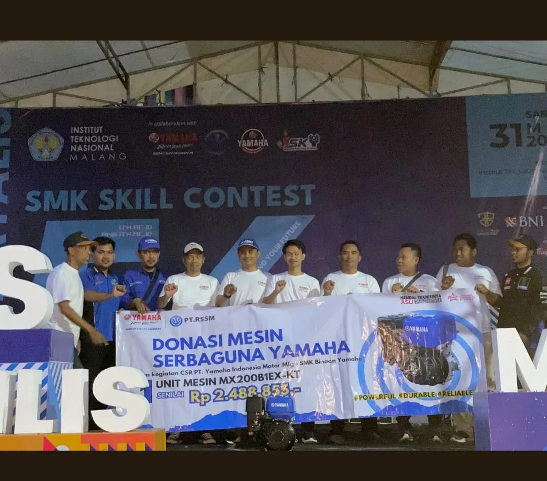 Yamaha dukung penuh pengembangan generasi muda di Dies Natalis ke-56 ITN Malang. Foto/dok ITN Malang