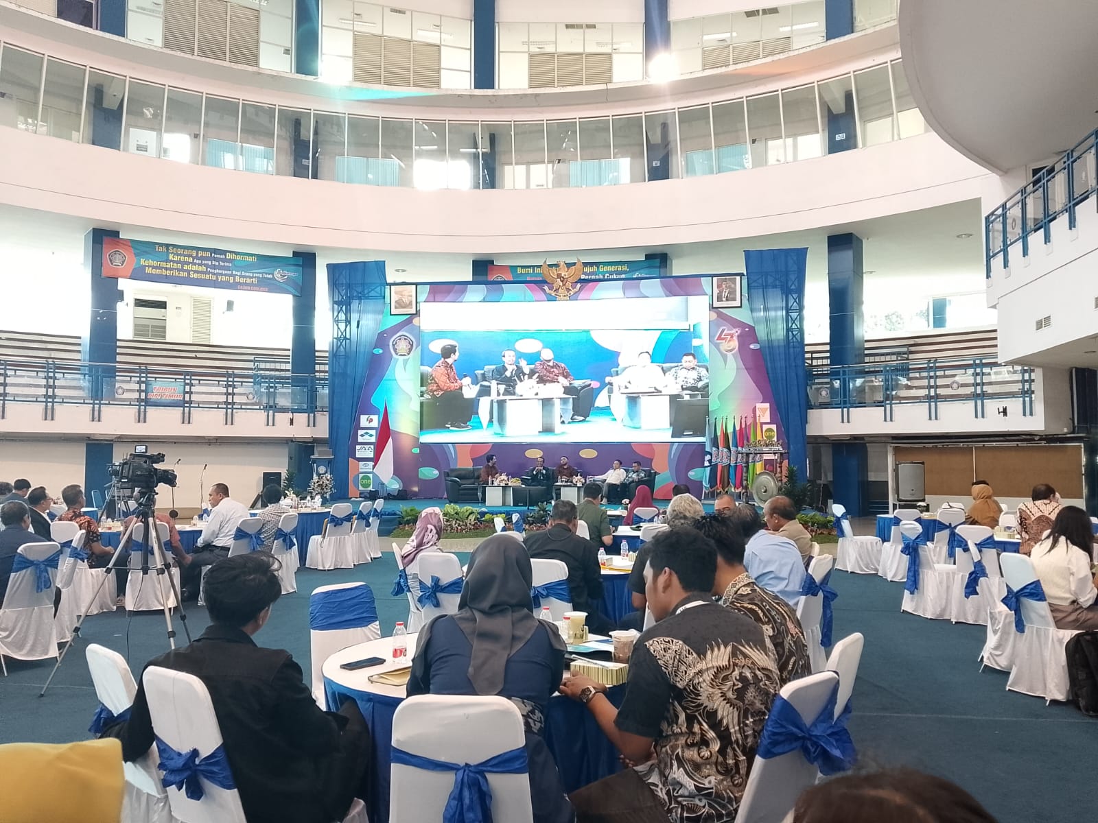 Pameran karya dalam Expo Hasil Riset dan Inovasi Polinema 2025. (Foto/M Sholeh)