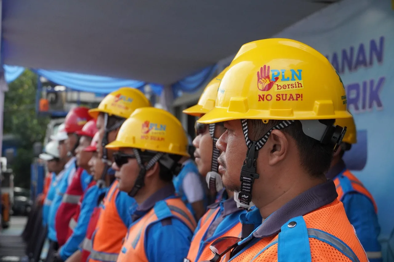 PT PLN UP3 Malang gelar apel siaga Idul Adha 1446 H. Foto/dok