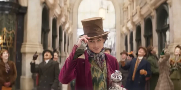Cuplikan adegan di film Wonka. Foto: Warner Bros