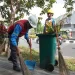Kegiatan bersih-bersih PT PLN UP3 Malang. Foto/dok