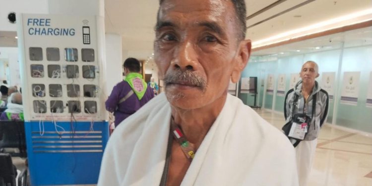 Jemaah haji asal Kepanjen, Sukardi dilaporkan hilang di Makkah. Foto: dok. Keluarga