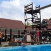 Kontingan atlet loncat indah Kota Batu saat berlatih di Selecta yang ditunjuk sebagai venue ajang Porprov Jatim 2025. Foto: Azmy