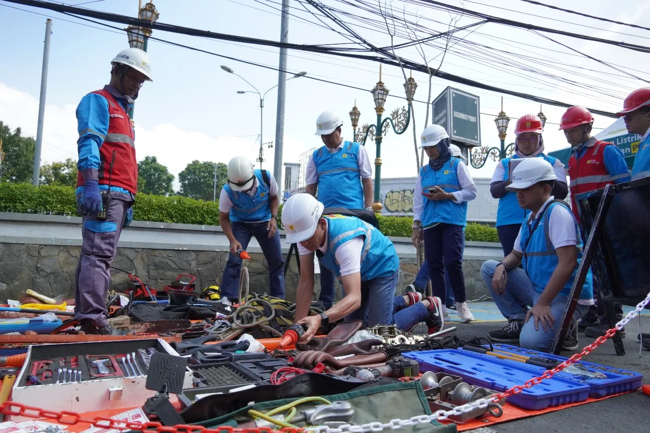 PT PLN UP3 Malang gelar apel siaga Idul Adha 1446 H. Foto/dok