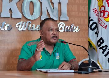 Ketua KONI Kota Batu Sentot Ari Wahyudi. Foto: Azmy