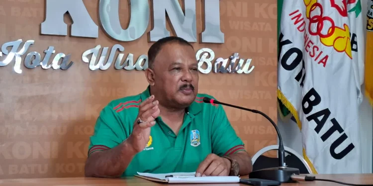 Ketua KONI Kota Batu Sentot Ari Wahyudi. Foto: Azmy