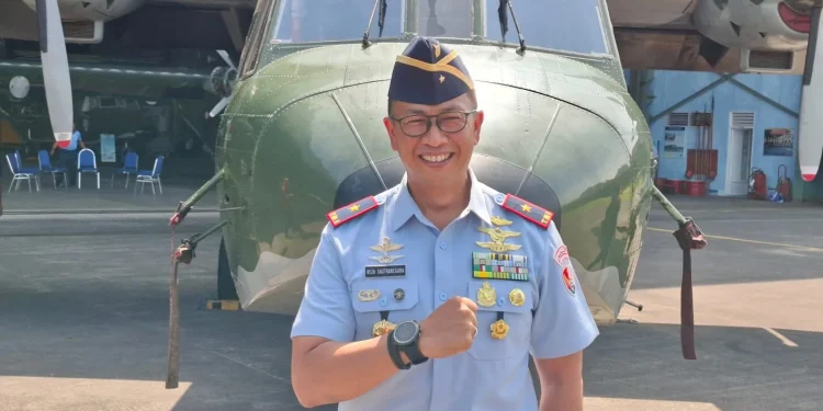 Danlanud Abdulrachman Saleh, Marsma TNI Reza RR Sastranegara. Foto: Aisyah Nawangsari Putri