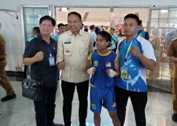 Wali Kota Malang memberikan dukungan langsung untuk atlet wushu Kota Malang. (Foto/M Sholeh)