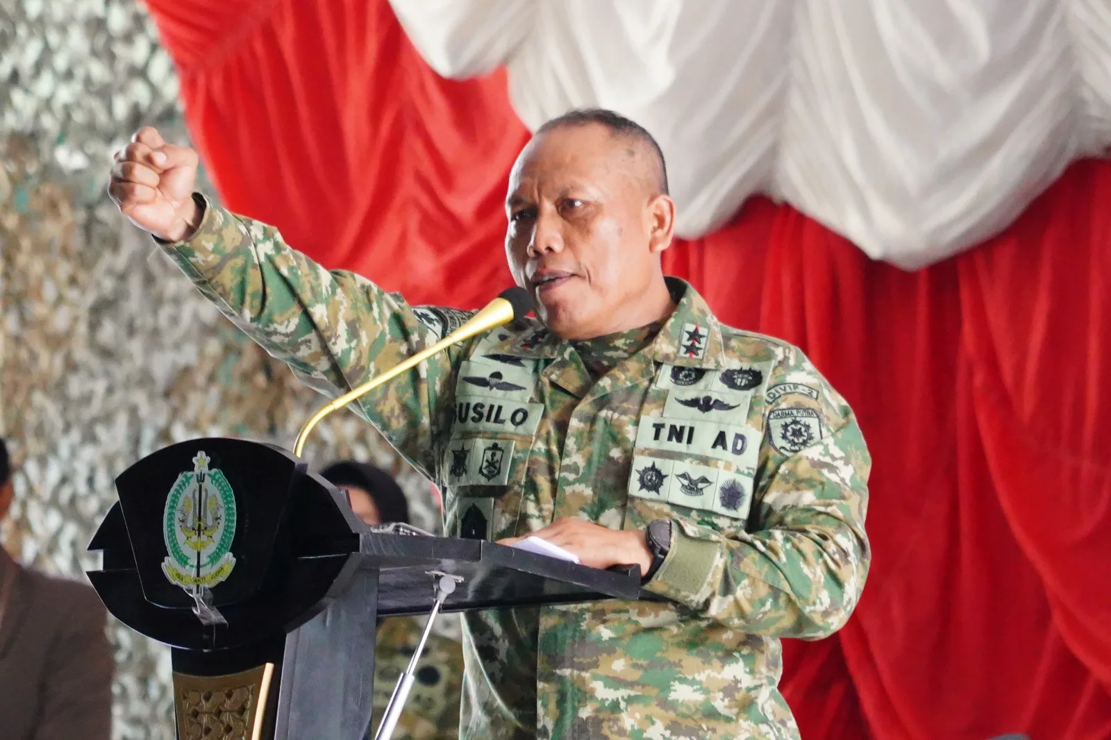 Panglima Divisi Infanteri 2 Kostrad, Mayjen TNI Susilo. Foto/dok