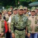 Panglima Divisi Infanteri 2 Kostrad, Mayjen TNI Susilo saat memperingati hari lahir Pancasila. Foto/dok