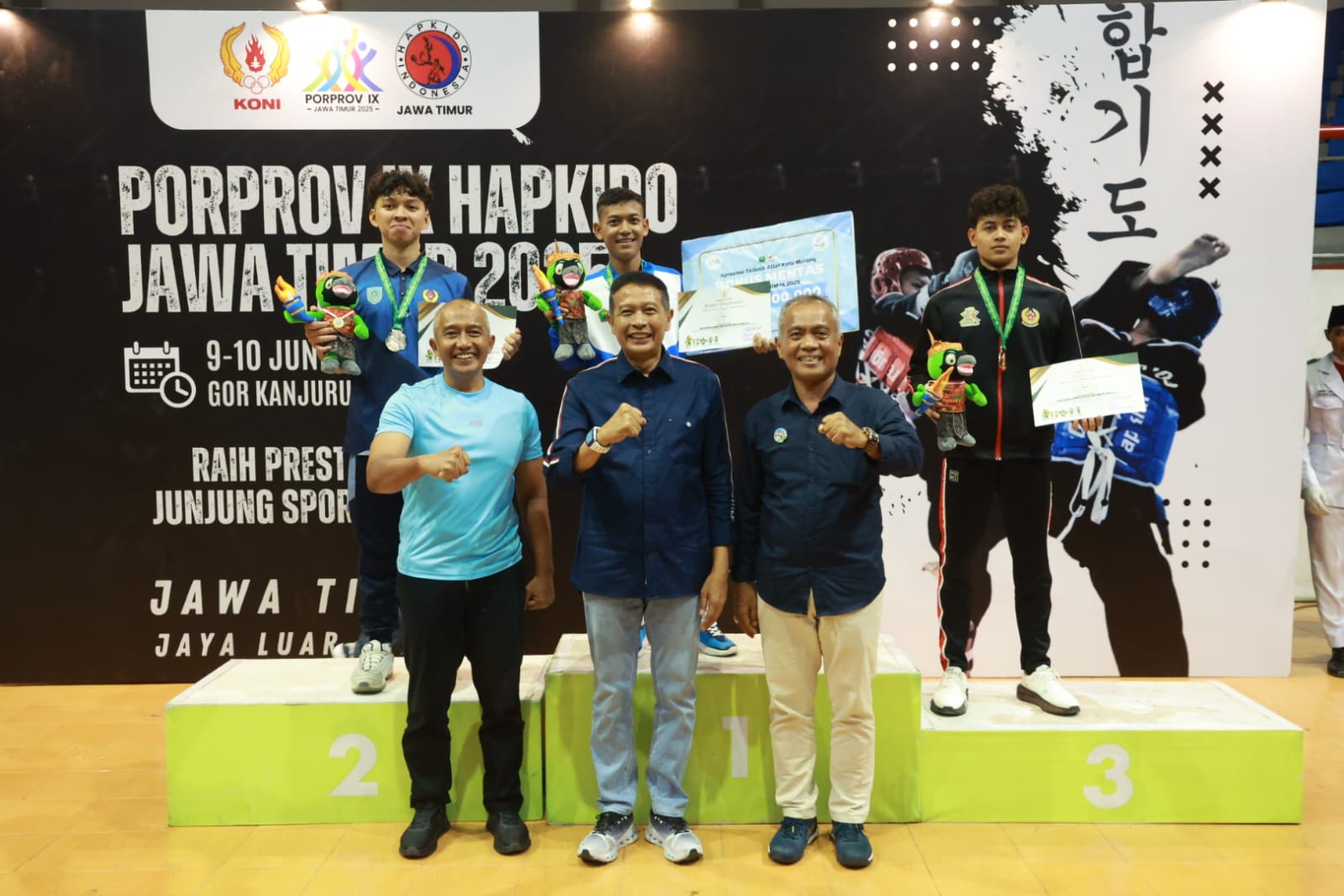 Wali Kota Malang bersama atlet hapkido