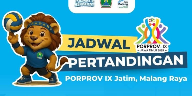 Jadwal pertandingan Porprov Jatim 2025