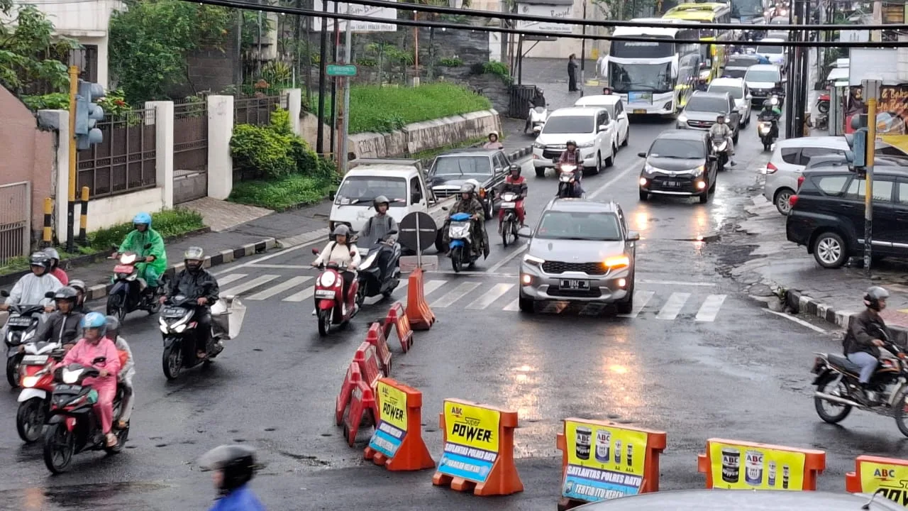 Arus lalu lintas Kota Batu