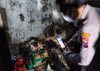 Kebakaran rumah di Tumpang Malang