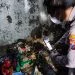 Kebakaran rumah di Tumpang Malang