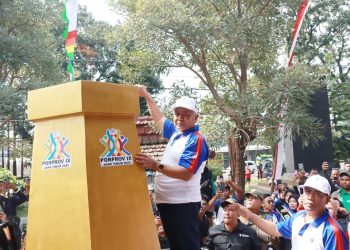 Kirab Obor Porprov Jatim 2025