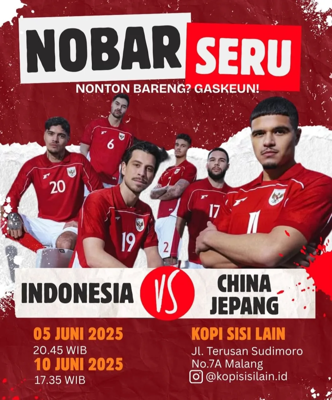 Nobar di Kopi Sisi Lain Malang