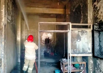 Kebakaran rumah di Malang