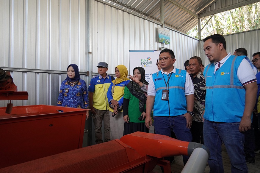 PLN UP3 Malang hadiri peresmian Bank Sampah oleh PLN Electricity Services. Foto/dok