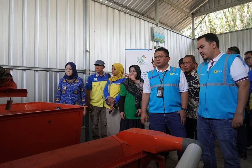 PLN UP3 Malang hadiri peresmian Bank Sampah oleh PLN Electricity Services. Foto/dok