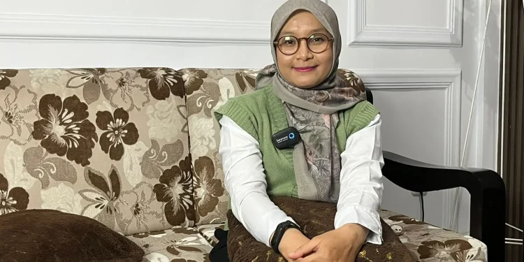 Ahli Gizi, Nur Widyaning R, RD berikan tips menghadapi fenomena bediding agar tubuh tetap dalam kondisi prima. /Foto: Bagus Rachmad Saputra.