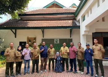 Acara kunjungan tim Tugu Media Group ke Kantor Perhutani Malang. Foto/dok