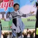 Abid Seiya, penyanyi cilik Kota Batu saat unjuk gigi menampilkan single perdananya. Foto: Azmy