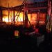 Kebakaran gedung SMP Annur Al Anwar yang sedang dalam pembangunan. Foto: Polres Malang