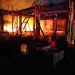 Kebakaran gedung SMP Annur Al Anwar yang sedang dalam pembangunan. Foto: Polres Malang