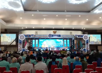 Pembukaan Olimpiade Vokasi Indonesia (Olivia) X 2025 di kampus UB. (Foto/M Sholeh)