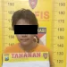 Tersangka IA usai diamankan polisi. Foto: Polres Malang