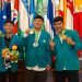 3 atlet mahasiswa Unisma yang memborong medali Porprov IX Jatim 2025. Foto: Azmy