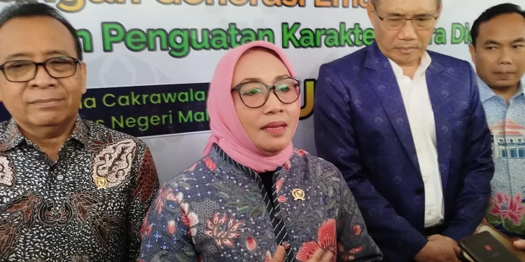 Menteri Pemberdayaan Perempuan dan Perlindungan Anak (PPPA) RI, Arifah Choiri Fauzi. (Foto/M Sholeh)