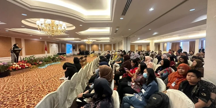 Event Batam Autism Conference 2025 (BAC25) mendapat antusiasme tinggi dari masyarakat dan soroti lonjakan kasus autisme pasca pandemi Covid-19. /Foto: Dok.PSLC