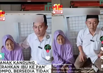 Video viral, anak titipkan lansia ke Panti