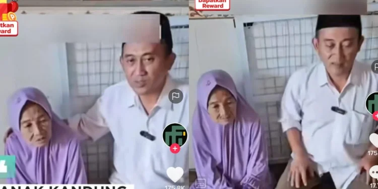 Video viral, anak titipkan lansia ke Panti