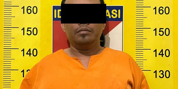Pria asal Kota Malang jadi tersangka pencurian ponsel. Foto: Polres Malang