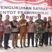 Deklarasi ikrar perdamaian Forkopimda Kota Batu bersama para anggota perguruan silat. Foto: Polres Batu