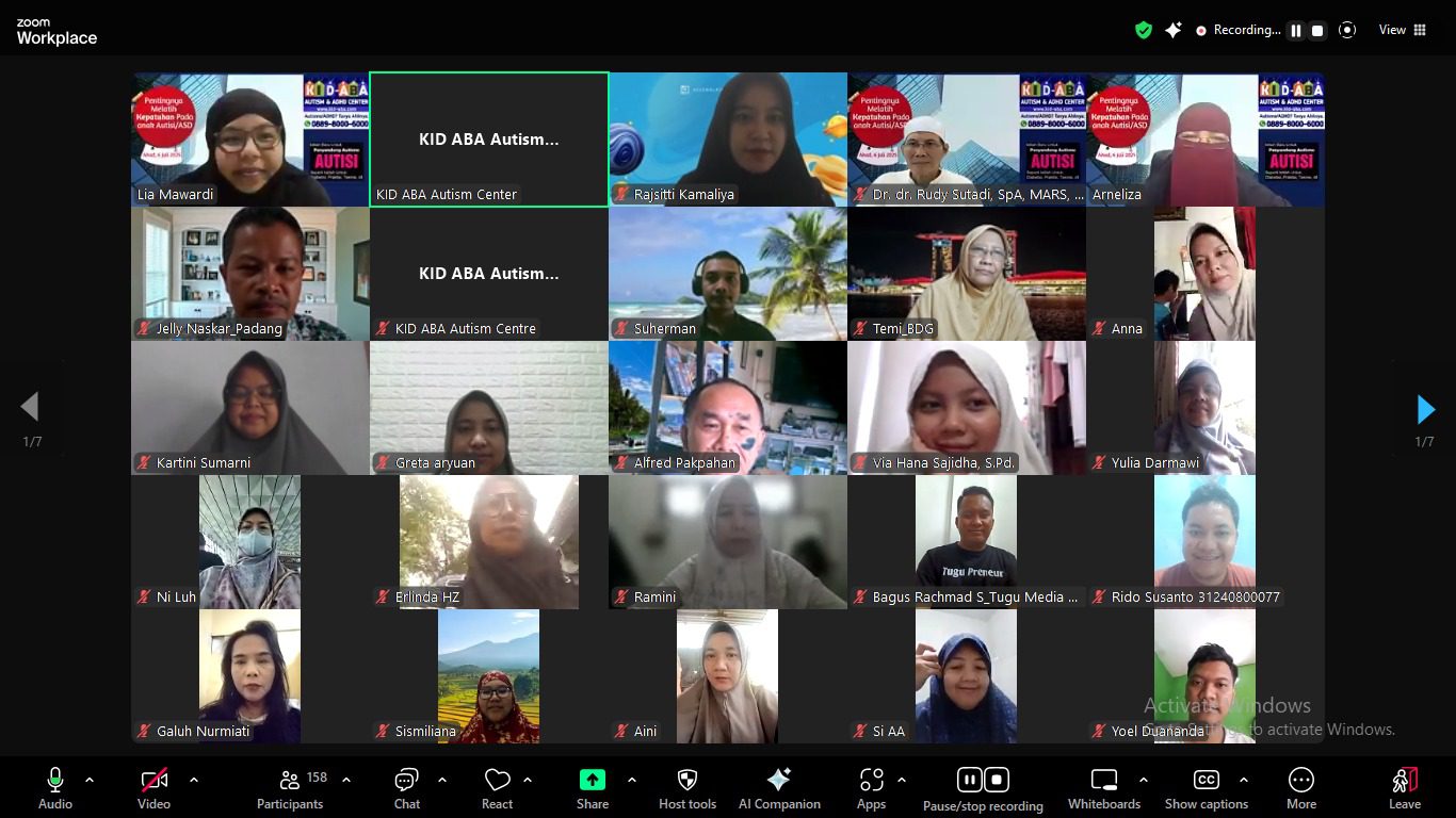 Antusiasme peserta yang mengikuti kegiatan