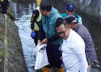 Pedagang pasar di Kota Batu