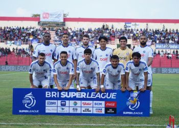 Prediksi susunan pemain Arema FC vs Bhayangkara Presisi Lampung FC di pekan ke-3 BRI Liga 1 2025/2026. /Foto: Tugujatim.id/Dani Kristian Wardhana