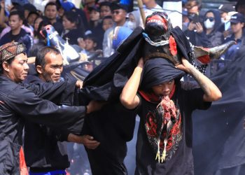 Kemeriahan parade Bantengan Nuswantoro ke-17 di Kota Batu. Foto: Prokopim KWB