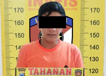 Tersangka curanmor di Pakis usai diamankan polisi. Foto: Polres Malang