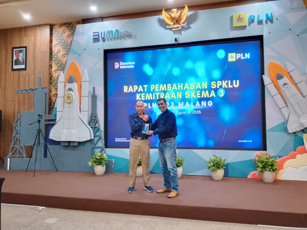 Acara rapat pembahasan SPKLU oleh PLN UP3 Malang. Foto/Lailatul Hikmah A