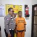 Tersangka FL usai diamankan polisi. Foto: Polres Malang
