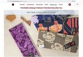 Materi interaktif berbentuk kuis kepribadian dapat dimainkan di laman Batik Games. Foto/dok