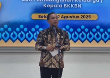 Menteri Menteri Kependudukan dan Pembangunan Keluarga RI, Wihaji. (Foto/M Sholeh)