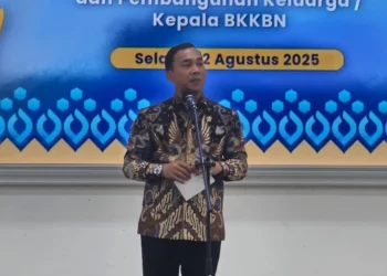 Menteri Menteri Kependudukan dan Pembangunan Keluarga RI, Wihaji. (Foto/M Sholeh)