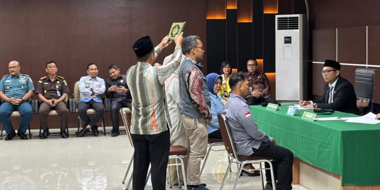 Sidang terpadu perwalian untuk 25 anak terlantar di Kota Malang hingga diputuskan resmi punya wali hukum. (Foto/M Sholeh)