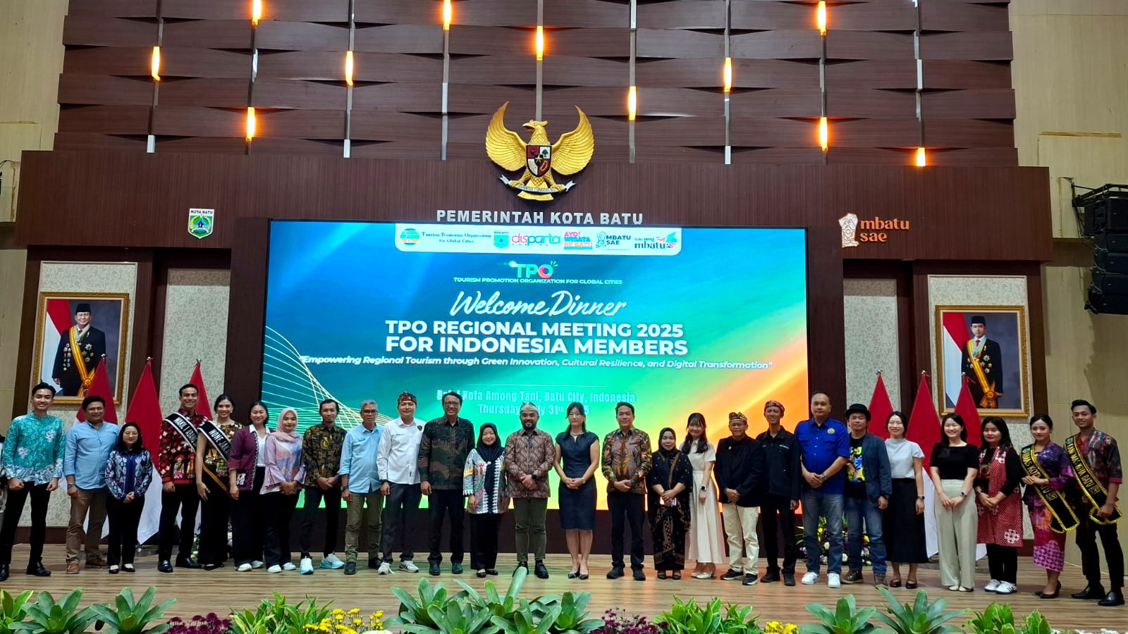Semangat kolaborasi gaungkan pariwisata lokal ke kancah global di TPO Regional Meeting 2025. Foto: Azmy